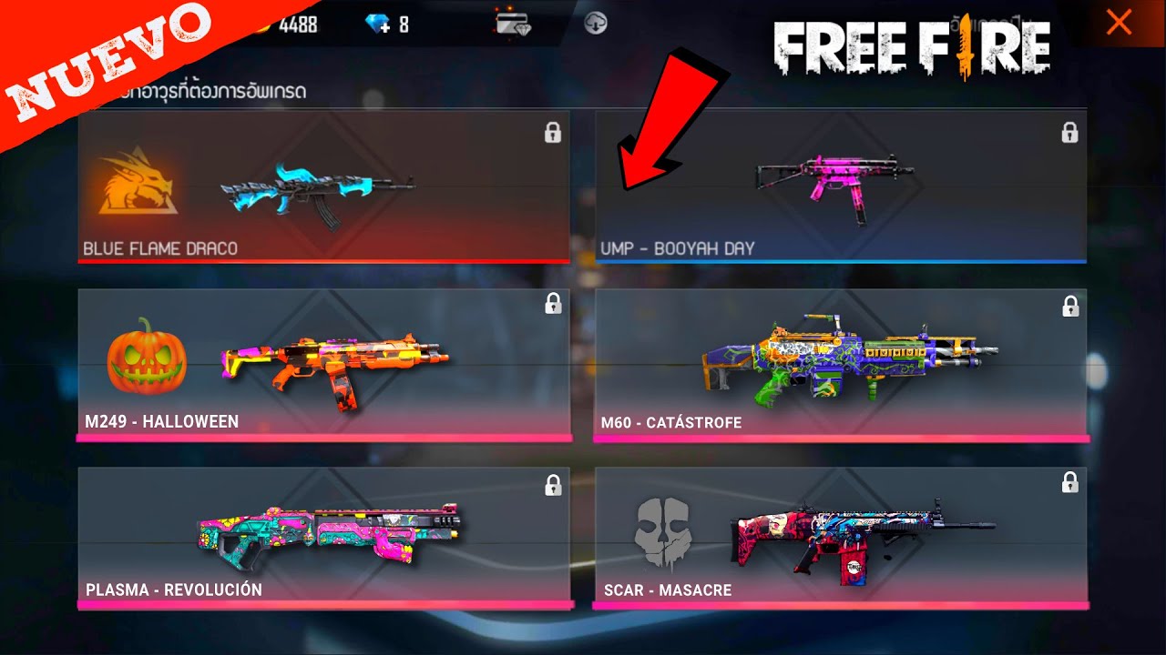 descubre las caracteristicas clave de las armas evolutivas en free fire guia completa